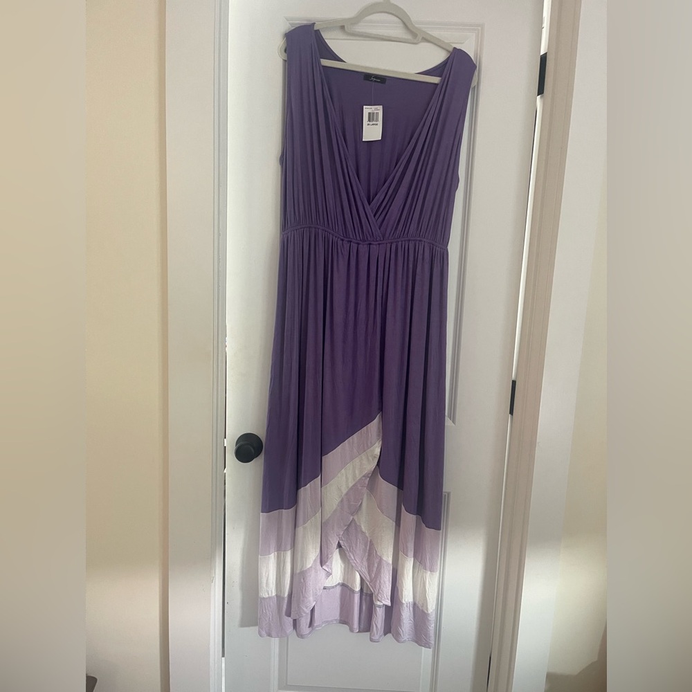 Soprano Lavender and White Dress